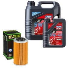 Kit olio HiFlo LM 5W-40 Race