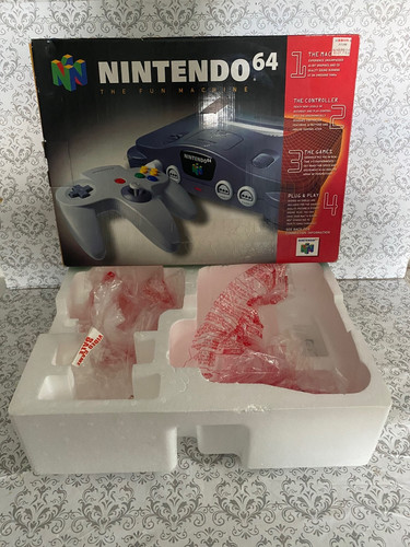 Nintendo n64 console box - box, +
