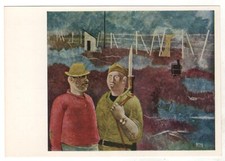 1971 "Campi di guardia nel 1942" soldati di guerra partigiani militari VECCHIA cartolina russa