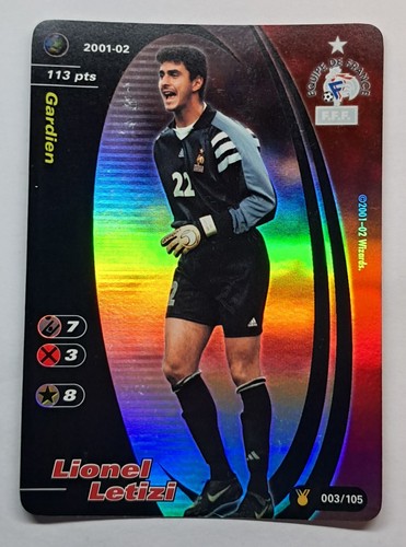 Card letizi foil - letizi, football