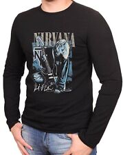 T-shirt nera Kurt Cobain