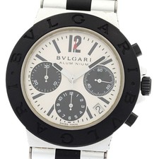 Orologio Uomo Automatico BVLGARI Alluminio AC38TA Data Cronografo_916849