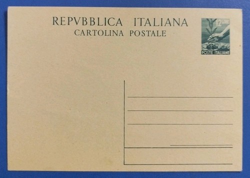 1949 intero postale
