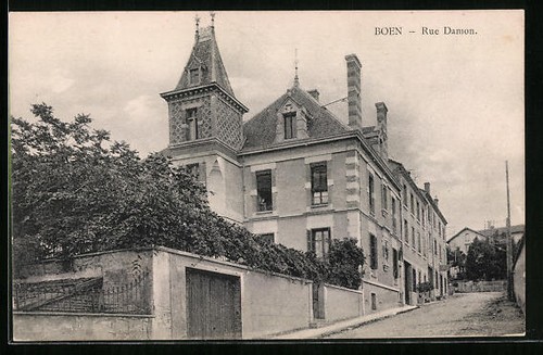 Cpa boen rue - cpa,
