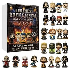 2025 MetalGods RockLegend Calendario Avvento Natale