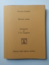 Memorie inedite - Giovanni