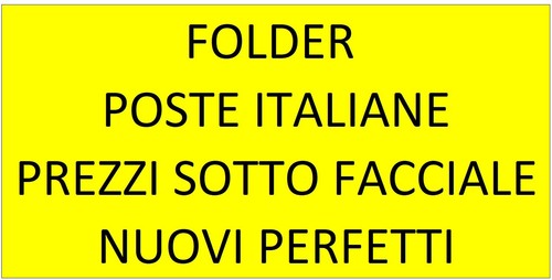 Folder poste italiane prezzi - folder,