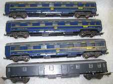 Treno FS: 3 carrozze e postale FS LIMA per MARKLIN: ottimo + (TN8)