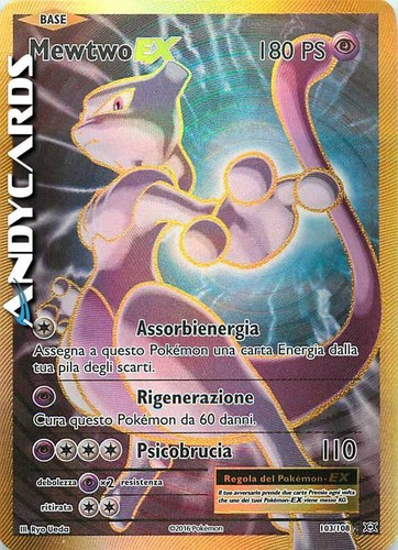 Mewtwo 103 108 rara - •,