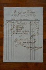 ANTICA RICEVUTA NEGOZIO