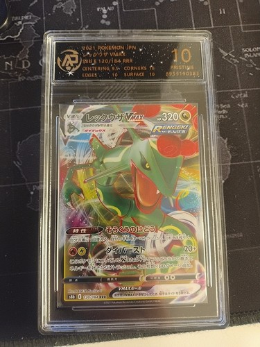 Carta pokemon gradata rayquaza - carta,