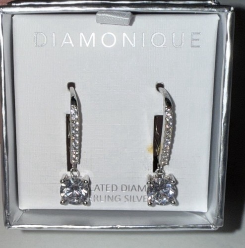 Orecchini diamonique argento - orecchini,