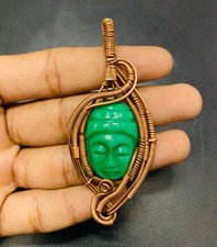 Ciondolo Arcylic Face filo di