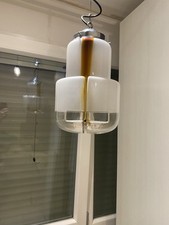 Coppia Lampadari Sospensione Anni 70 Nason/Mazzega