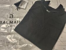 Felpa BALMAIN "Logo 3D" Tg.S  nero