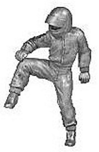 Pilota piedi con - pilota, casco