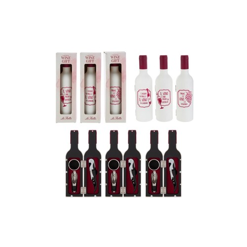 Set accessori vino - set, pz
