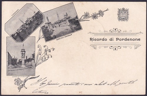 Cartolina pordenone ponte - cartolina,