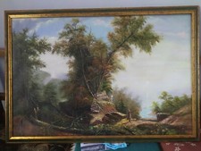 Riproduzione olio su tela di