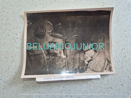 Fotografia foto ww1 telefono - fotografia,