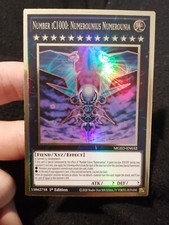 Yugioh Number iC1000: Numerounius Numerounia MGED-EN032 Gold Rare 1st Edition NM