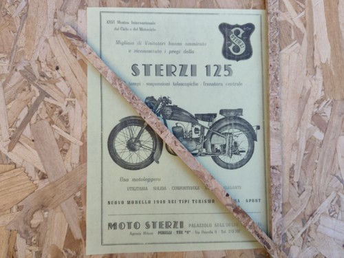 Pubblicità moto sterzi 125 - moto,
