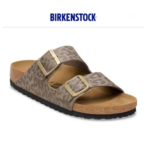 Birkenstock arizona leo gray - birkenstock,