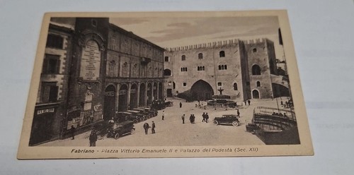 Cartolina fabriano piazza - cartolina,