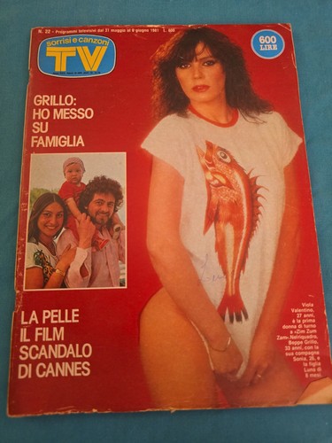 Vecchia rivista sorrisi - tv, e