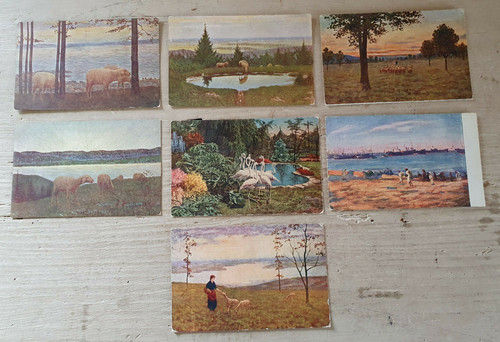 Lot untraveled postcards - of,
