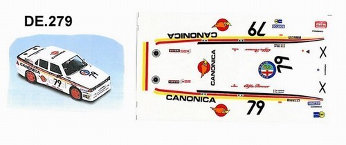 Decal alfa romeo75 - alfa, evo