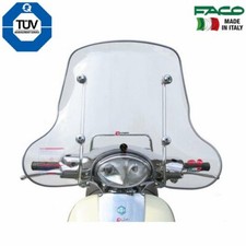 FACO 22093 PARABREZZA E ASTE OMOLOGATO TUV PIAGGIO 125 FOR VESPA ET4  1996-2014