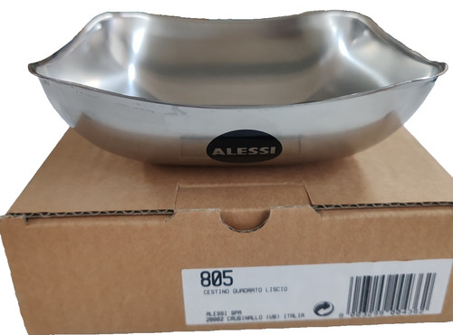 Alessi cestino quadrato - alessi, in