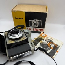 Macchina fotografica vintage Kodak Brownie 44a con cover, scatola e documenti originali - non testata