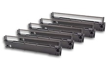 5x Cinturino a colori per Seiko / Seikosha 2000 AP 1900 AI 2000 AI 1900 Plus 2000 Nero