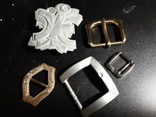 5 VECCHIE FIBBIE PER CINTURE