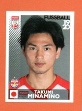 ROOKIE SOCCER STICKER TAKUMI MINAMINO RED BULL SALZBURG PANINI CALCIO 2019 20 