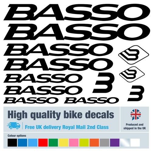 Basso etichette decalcomanie