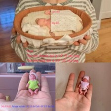 COSDOLL Reborn Baby Dolls Corpo Completo Silicone Mini Baby Doll Lattina Non Verniciata Fai da Te