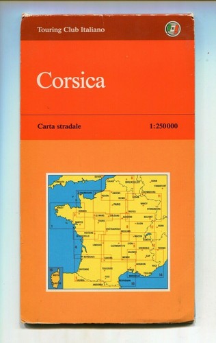 Carta stradale corsica - carta,