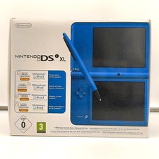 NINTENDO DSI XL BLU BLUE + BOX + MANUALI + CARICATORE + 4GB + PENNA + CUSTODIA