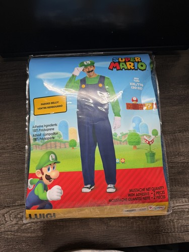 Costume luigi deluxe adulto - luigi,