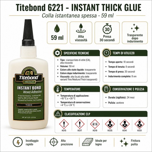 Titebond 6221 instant - 6221, thick