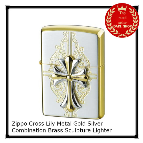 Accendino zippo croce - croce, giglio