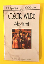 Aforismi-di Oscar Wilde-libro Newton 1992-100 pagine 1000 lire 21