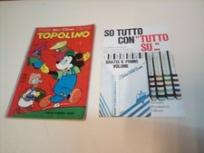 RARO GADGET VOLANTE CARTOLINA "TUTTO SU" ORIGINALE DEL TOPOLINO 489 11 APR  '65!