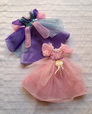 Anni '80 Coppia abiti Lady Lovely Locks, Dame Boucleline Mattel