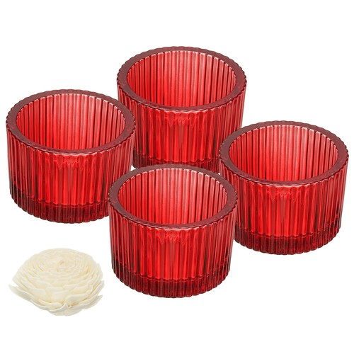 4pcs portacandele vetro - 4pcs,