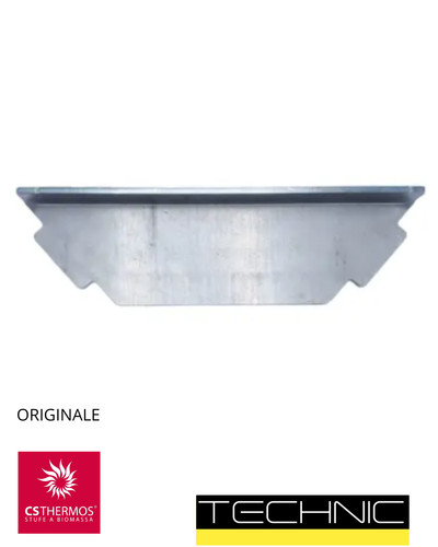Parete focolare superiore - focolare,