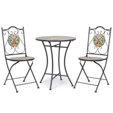 Tavolo naxos d60 2 sedie - tavolo,